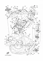 ENGINE HATCH 1 pour Yamaha FB1800-M de 2013