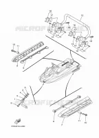 HULL & DECK 2 pour Yamaha FB1800-M de 2013