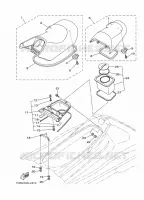 SELLE / SERRURE pour Yamaha FB1800-M de 2013