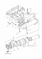 ECHAPPEMENT 1 pour Yamaha FB1800A-L de 2012