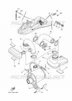 ECHAPPEMENT 3 pour Yamaha FB1800A-L de 2012