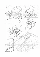 SELLE / SERRURE pour Yamaha FB1800A-L de 2012