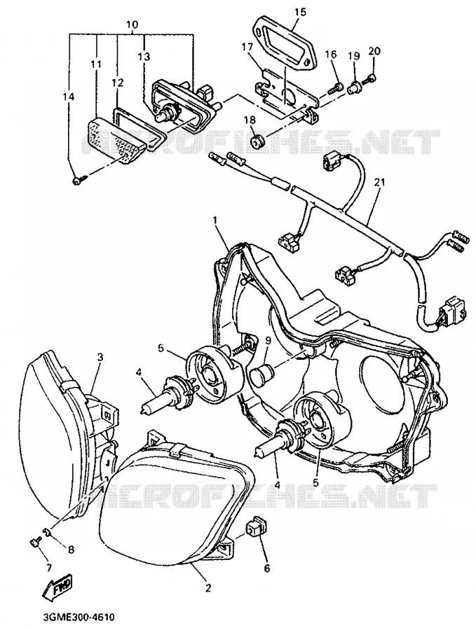 ALTERNATIVE ADMISSION / COMPTEUR Yamaha MOTO 1000 1994 FZR  FZR1000F