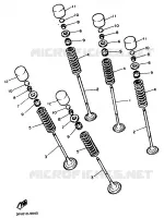 SOUPAPE pour Yamaha FZR750R de 1989