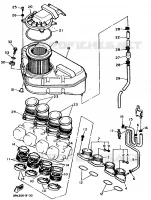 ADMISSION pour Yamaha FZR750R de 1989
