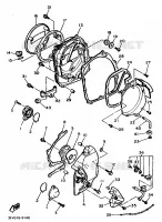 CARTER   MOTEUR 1 pour Yamaha FZR750R de 1989