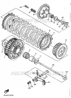 EMBRAYAGE DE DEMARREUR pour Yamaha FZR750R de 1989
