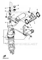 AMORTISSEUR ARRIERE pour Yamaha FZR750R de 1989