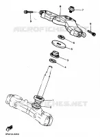 DIRECTION pour Yamaha FZR750R de 1989