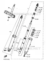 FOURCHE pour Yamaha FZR750R de 1989