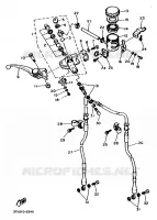 MAITRE CYLINDRE AVANT pour Yamaha FZR750R de 1989