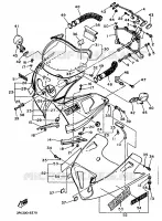 CARENAGES 1  pour Yamaha FZR750R de 1989