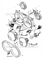 PHARE  pour Yamaha FZR750R de 1989