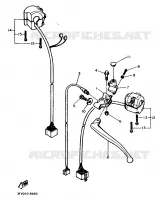 COMMODO / LEVIER pour Yamaha FZR750R de 1989