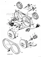 ALTERNATIVE PHARE pour Yamaha FZR750R de 1989