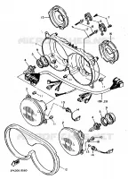 ALTERNATIVE PHARE pour Yamaha FZR750R de 1989