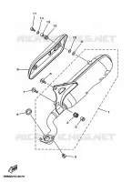 ECHAPPEMENT pour Yamaha YV50  de 1998
