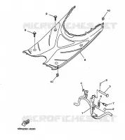 SUPPORT / REPOSE PIEDS pour Yamaha YV50  de 1998