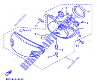 PHARE  pour Yamaha XC125T de 1998