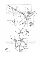 MAITRE CYLINDRE DE FREIN AVANT pour Yamaha XJS 900 DIVERSION de 1998