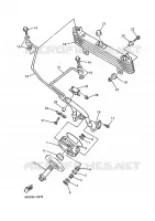 RADIATEUR D'HUILE / ECHANGEUR pour Yamaha XJS 900 DIVERSION de 1998