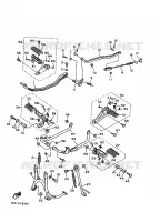 BEQUILLE / REPOSE PIEDS pour Yamaha XV1100 de 1997