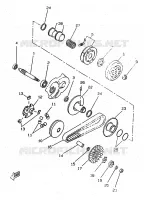 EMBRAYAGE DE DEMARREUR pour Yamaha BOOSTER TRACK de 1997