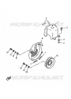 TURBINE / CARTERS DE REFROIDISSEMENT pour Yamaha BOOSTER TRACK de 1997