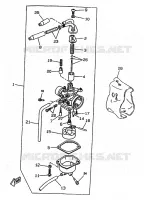 CARBURATEUR pour Yamaha BOOSTER TRACK de 1997