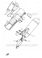 ECHAPPEMENT pour Yamaha BOOSTER TRACK de 1997