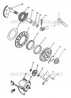 DEMARREUR KICK pour Yamaha BOOSTER TRACK de 1997