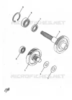 TRANSMISSION pour Yamaha BOOSTER TRACK de 1997
