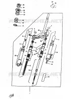 FOURCHE pour Yamaha BOOSTER TRACK de 1997