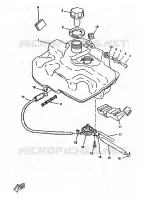 RESERVOIR A ESSENCE pour Yamaha BOOSTER TRACK de 1997