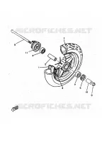 ROUE AVANT pour Yamaha BOOSTER TRACK de 1997