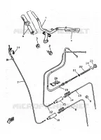 GUIDON ET CABLES pour Yamaha BOOSTER TRACK de 1997