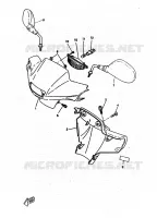 CARENAGE 1 pour Yamaha BOOSTER TRACK de 1997
