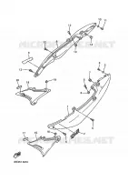 COUVERCLE LATERAL pour Yamaha XJ600N de 1997