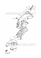 GARDE BOUE pour Yamaha XV125 de 1997
