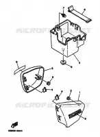 COUVERCLE LATERAL pour Yamaha XV125 de 1997