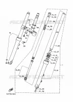 FOURCHE pour Yamaha XV125 de 1997