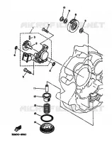 POMPE A HUILE pour Yamaha XV125 de 1997