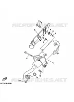 ECHAPPEMENT pour Yamaha XC125TR de 1996