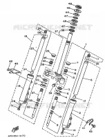 FOURCHE pour Yamaha YA50R de 1996