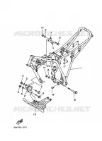 CADRE pour Yamaha AG 200 F de 1994