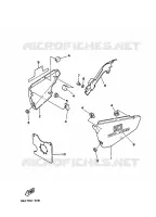 COUVERCLE LATERAL pour Yamaha AG 200 F de 1994