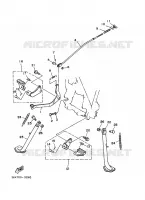 SUPPORT / REPOSE PIEDS pour Yamaha AG 200 F de 1994