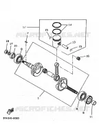 VILEBREQUIN / PISTON pour Yamaha CW50 de 1994