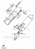ECHAPPEMENT pour Yamaha CW50 de 1994