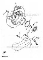 ROUE ARRIERE pour Yamaha CW50 de 1994